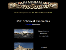 Tablet Screenshot of maltapanoramas.com